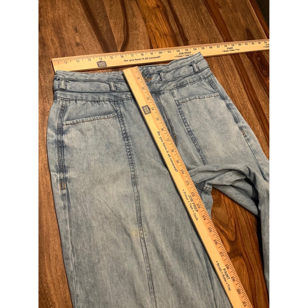 Kensie The Kaya High Rise Wide Leg Jeans Denim Womens Size 8 / 29 Light Blue - Picture 5 of 12